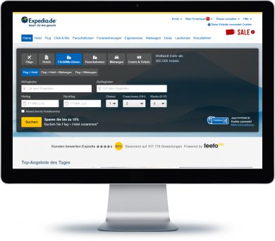 Expedia Onlineshop