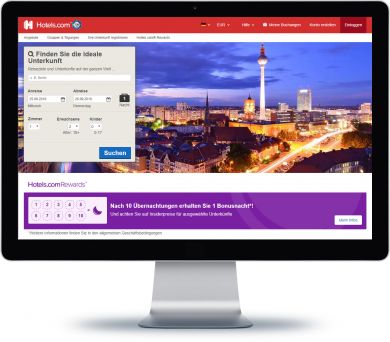 Hotels.com Onlineshop
