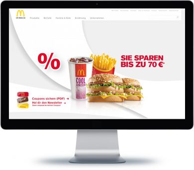 McDonalds Onlineshop