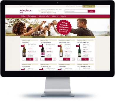 Mövenpick Wein Onlineshop