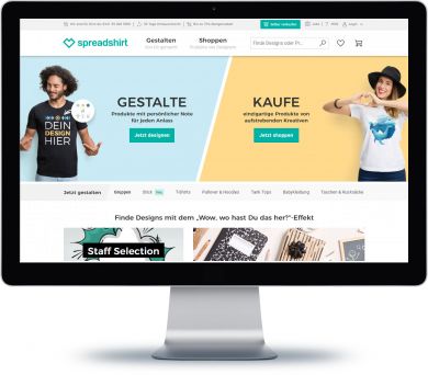 Spreadshirt Onlineshop
