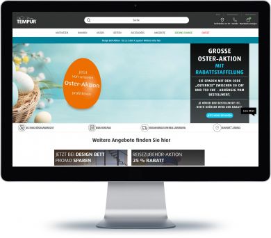 TEMPUR Onlineshop