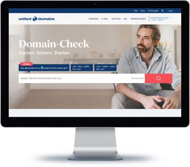 United Domains Onlineshop