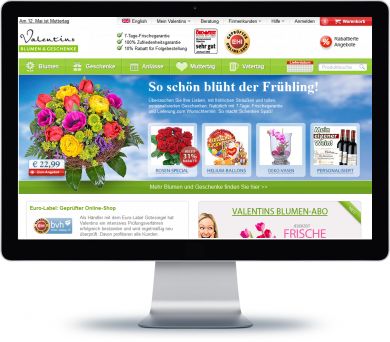 Valentins Onlineshop