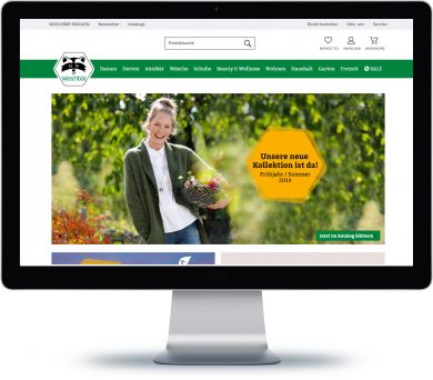 Waschbär Onlineshop